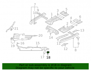 Rear left jack for Audi Q7 4L 10-15