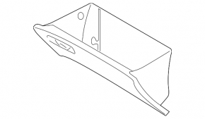 Glove box, glove compartment Hyundai Santa FE 19-20 black
