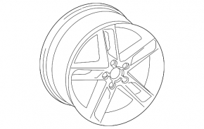 Wheel disk R19 Audi Q5 8R 13-17 8j et39 s-line