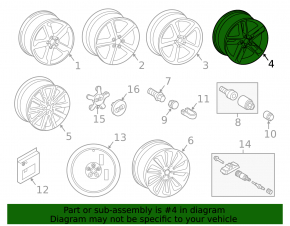 Wheel disk R19 Audi Q5 8R 13-17 8j et39 s-line