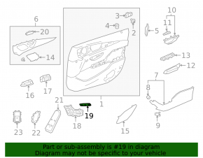 Seat heating button front right Mercedes W213 E 17-23 without ventilation