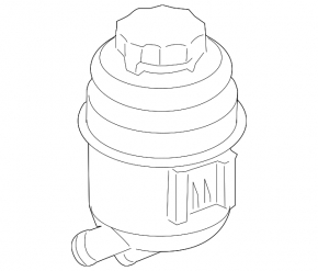 Power steering reservoir Mercedes S-class W221 07-13