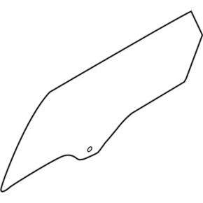 Rear right door glass for Ford Edge 15-24