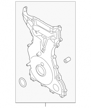 Ford Fusion mk5 13-20 2.0 hybrid plug-in engine front cover