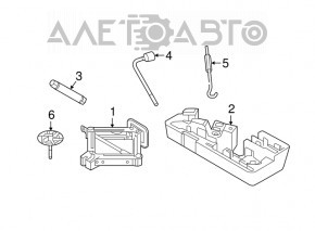 Tool kit set Kia Sorento 16-20