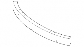 Front bumper reinforcement Mercedes X164 GL W164 ML