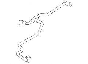 Cooling system hose BMW 7 G11 G12 16-22