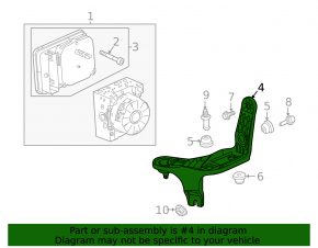 ABS Bracket ABS GMC Terrain 18-