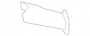 Left brake cooling duct for Audi E-Tron 19-23