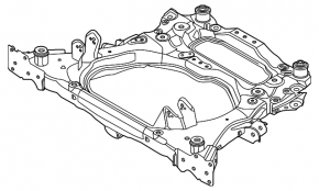 Front subframe for Nissan Ariya 23-25