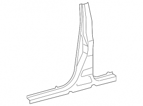 Right center body pillar for Lexus IS250 IS300 IS350 06-14