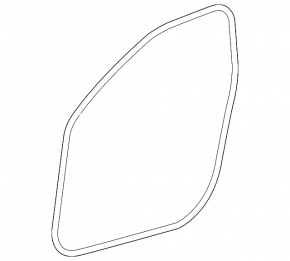 Front right door seal for Lexus ES300h ES350 13-18