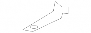 Front Bumper Lower Bracket Right Hyundai Santa FE Sport 13-18 USA FPS