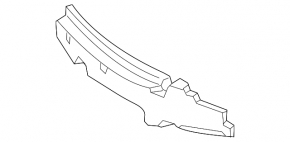 Front Bumper Absorber Mercedes CLA 14-16 prerest