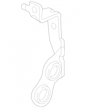 Gearbox radiator bracket right Mercedes C-class W205 15-21 metal