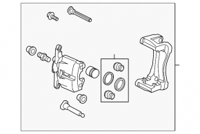 Front left caliper Mazda CX-50 23-25