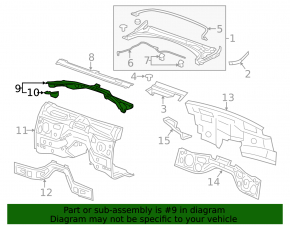 Cadillac ATS 13- Wiper Pan