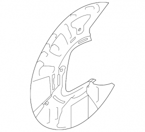 Brake Disc Cover Front Right Subaru Outback 20-23