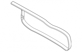 Rubber seal for tailgate Volvo XC90 16-23
