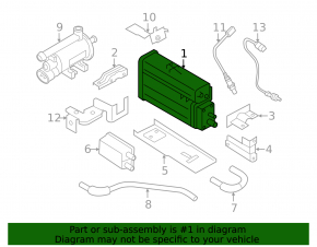 Carbon canister absorber assembly Kia Optima 14-15 2.4