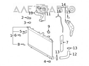 Radiator cooling water Subaru Forester 19- SK