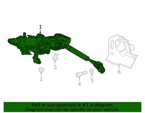 Steering column Honda Civic X FC 16-20 MKPP