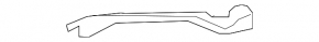 Right TV eyelash for Lexus NX200t NX300 NX300h 15-21