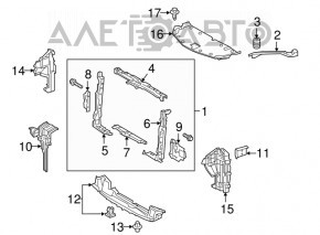 Right eyelash for Lexus NX 15-21 TV