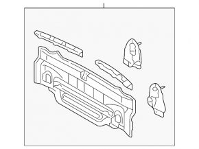 Toyota Camry v40 rear panel