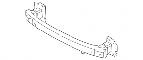 Front bumper reinforcement Hyundai Elantra 21-23 for radar
