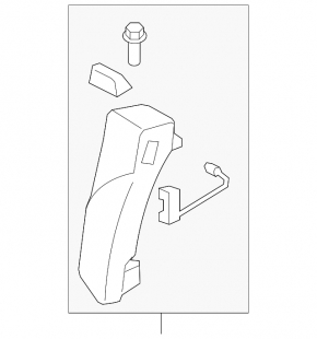 Toyota Camry V40 Rear Seat Side Bolsters