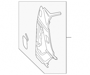 Front bumper bare right Audi Q3 83A 19-21 for Park Assist, S-Line