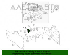 SNOW button Toyota Highlander 14-19