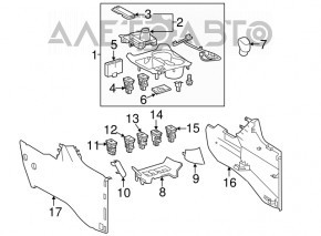 SNOW button Toyota Highlander 14-19