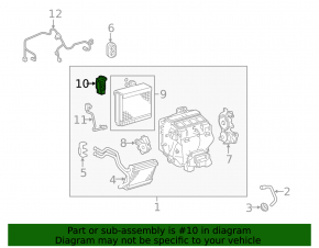 Lexus ES350 07-12 Air Conditioning Valve
