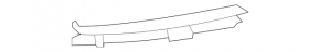 Left front bumper mount for Mercedes W164 ML