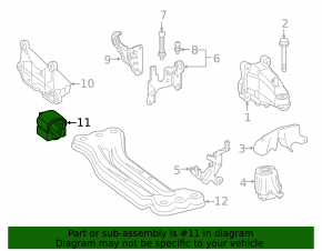 Automatic transmission mount Mercedes C-class W205 350e 16-18 2.0, RWD