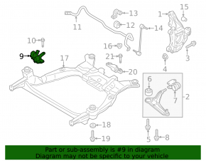 Lincoln MKZ 13-20 front left tilt sensor without traction