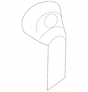 Lincoln MKX 16- Interior Hood Lock Handle