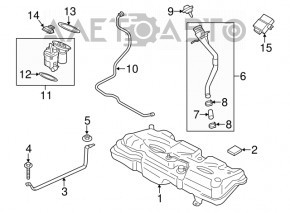 Fuel pump for Mini Cooper F56 3D 14-1.5T