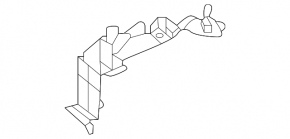 Nissan Ariya 23-25 auxiliary water pump bracket