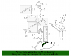 Nissan Ariya 23-25 auxiliary water pump bracket