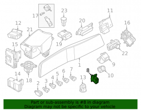 Nissan Ariya 23-25 Parking Button