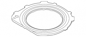Foam under spare tire Volvo XC40 19-22