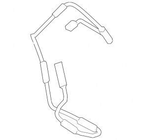 Rear left brake pad wear sensor for BMW X1 E84 13-15