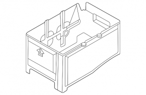Battery housing Hyundai Elantra 21-23 for 70Ah battery