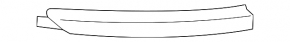 Left outer light molding for Audi A6 C8 19-24, gloss black