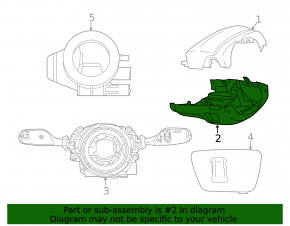 Steering column frame BMW 5 G30 17-23