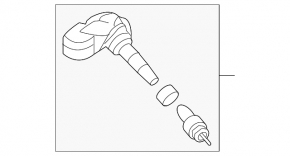 Wheel Pressure Sensor Hyundai Elantra UD 11-13 315mhz