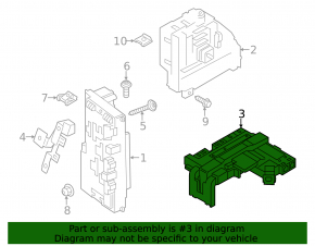 Current distributor battery BMW X3 F25 11-17